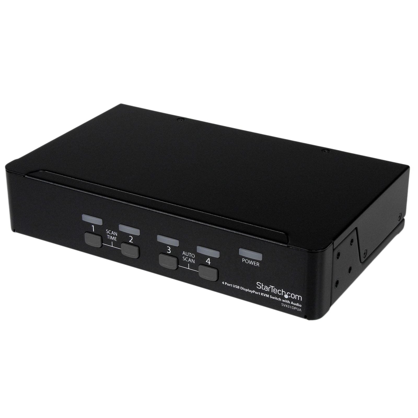 StarTech 4 Port Single Displayport KVM Switch, USB, Audio, No Cable, 3Yr
