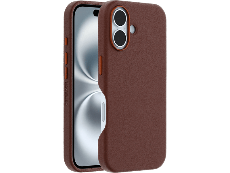 OtterBox Symmetry MagSafe Cactus Leather Apple iPhone 16 6.1' Case Brown