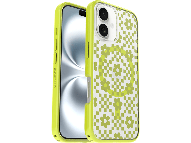 Otterbox Symmetry Clear Magsafe Apple iPhone 16 Case Daisy Dance