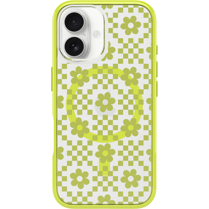 Otterbox Symmetry Clear Magsafe Apple iPhone 16 Case Daisy Dance