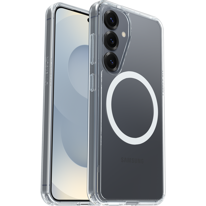 OtterBox Symmetry Clear Magnets Samsung Galaxy S25 5G 6.2' Case Clear