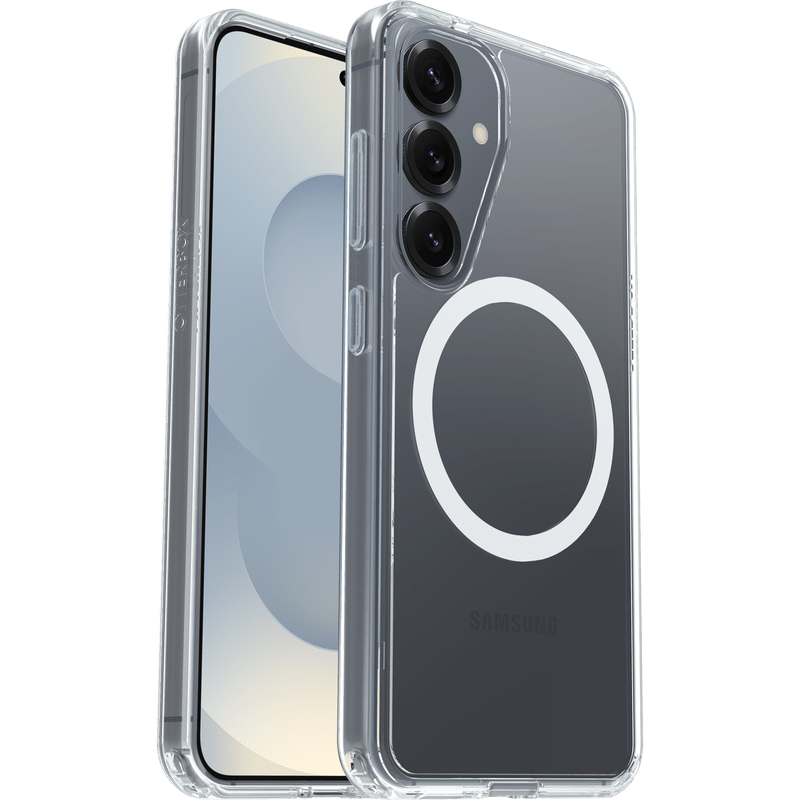 OtterBox Symmetry Clear Magnets Samsung Galaxy S25 5G 6.2' Case Clear