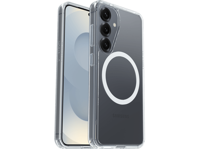 OtterBox Symmetry Clear Magnets Samsung Galaxy S25 5G 6.2' Case Clear