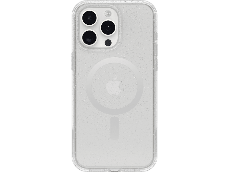 OtterBox Symmetry+ MagSafe Apple iPhone 15 Pro Max 6.7' Case Stardust Clear Glitter