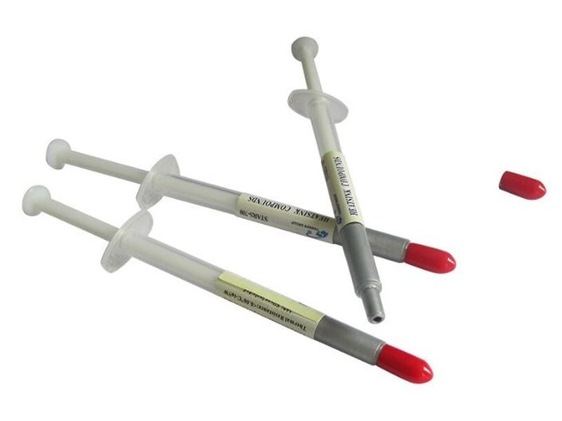 3x Stars-700 0.5g Grey Heatsink Compound Thermal Paste Syringe CPU Cooling