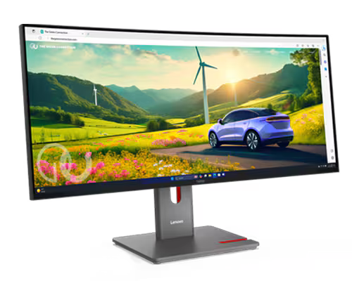 Lenovo ThinkVision P34WD-40 34" 120Hz WQHD Anti-Glare IPS Curved Business Monitor 140W USB-C