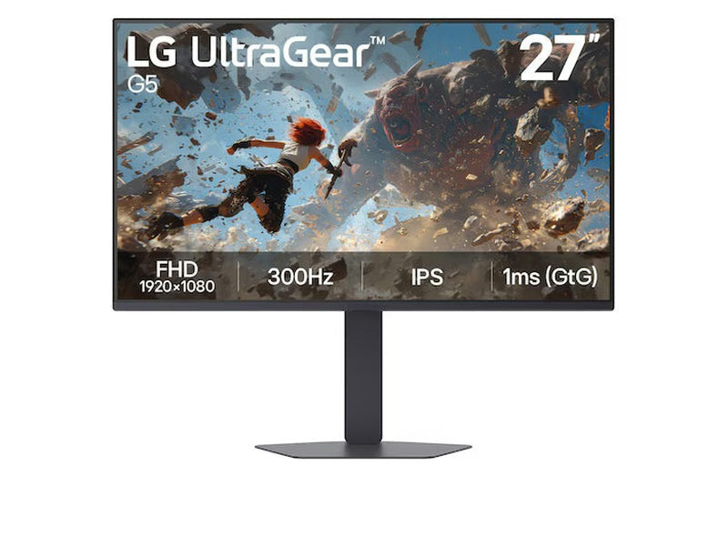 LG UltraGear G5 27" 300Hz FHD Gaming Monitor 27G550B-B