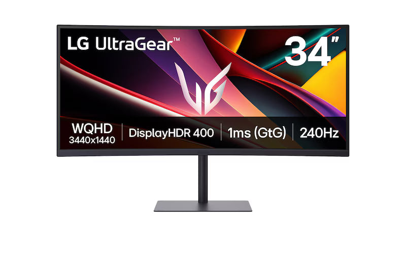 LG UltraGear 34G630A-B 34" WQHD VA 240Hz Curved Gaming Monitor