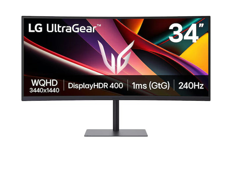 LG UltraGear 34G630A-B 34" WQHD VA 240Hz Curved Gaming Monitor