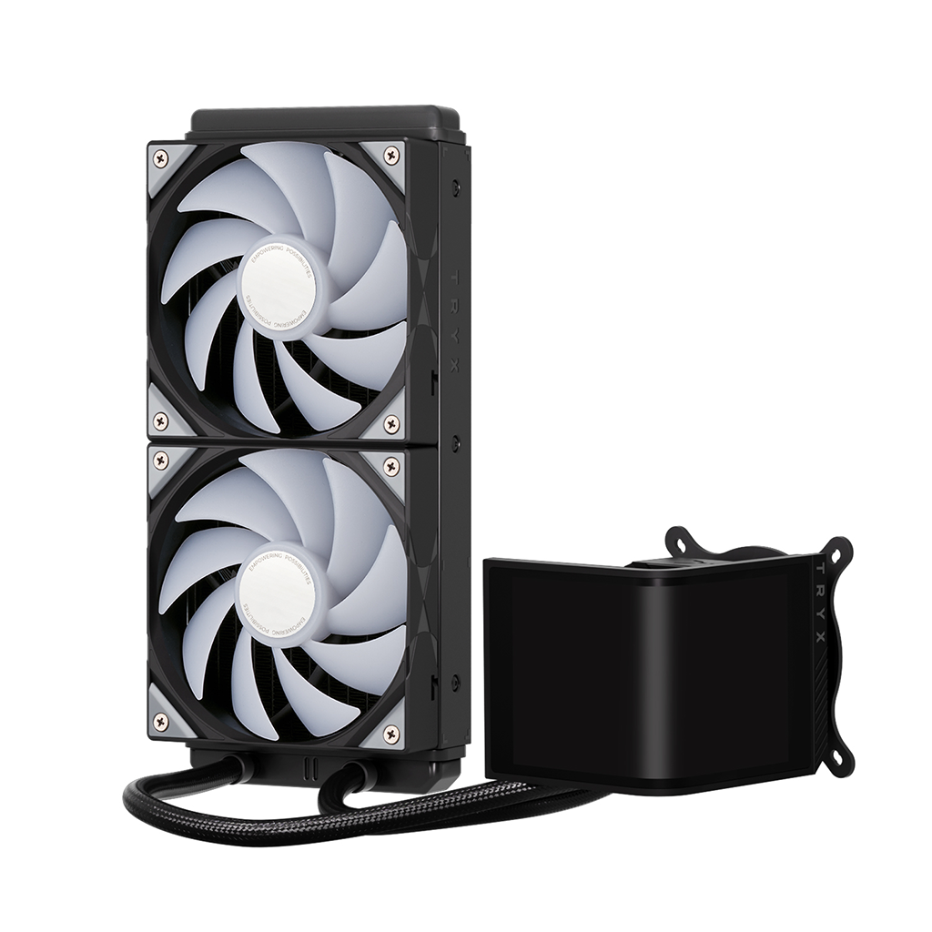 TRYX PANORAMA SE 240mm ARGB AIO Liquid Cooler - Black