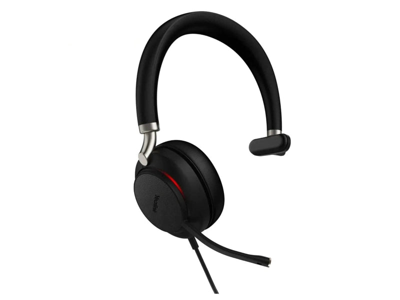 Yealink Wired UH38 MS Mono Headset, Noise Cancelling Mic, Leather, Bluetooth & USB-A