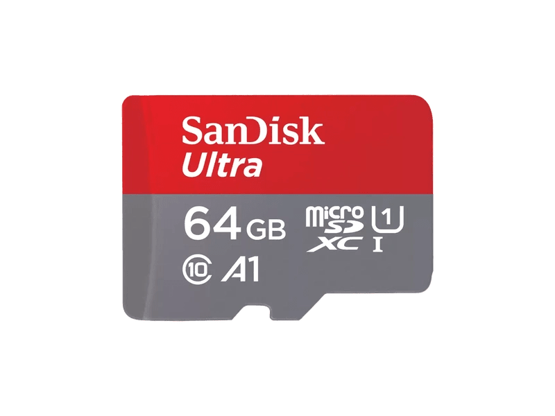 SanDisk 64GB Ultra MicroSDXC UHS-I Memory Card
