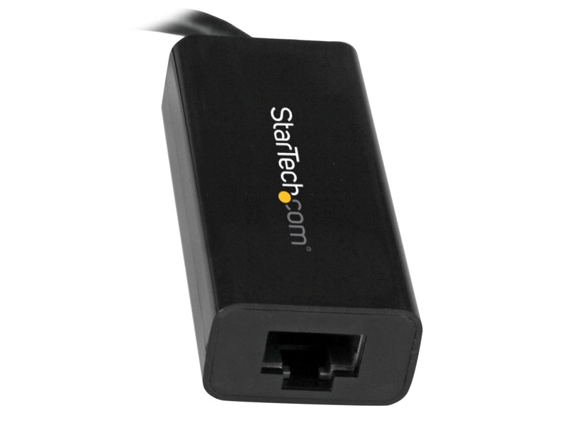 StarTech USB-C 3.0 to GbE Adapter, TB3 Compatible, 20Cm, Black, 2Yr