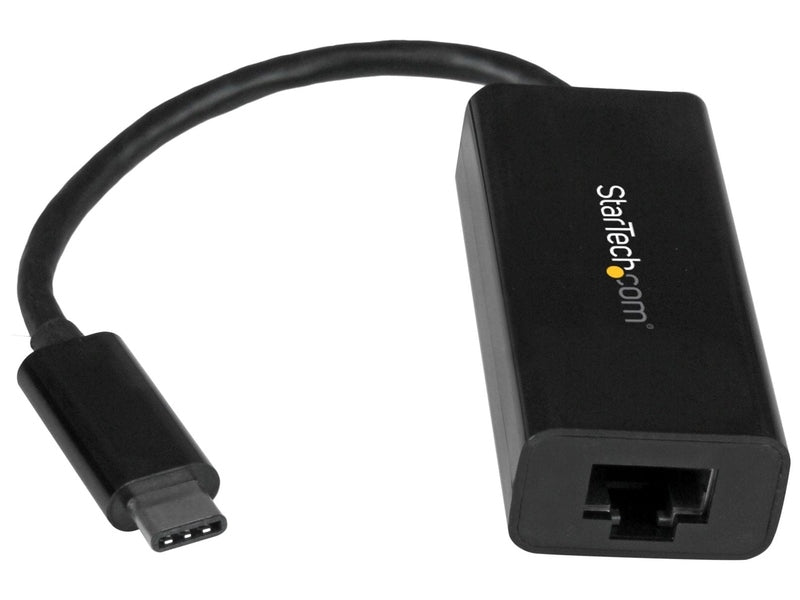StarTech USB-C 3.0 to GbE Adapter, TB3 Compatible, 20Cm, Black, 2Yr