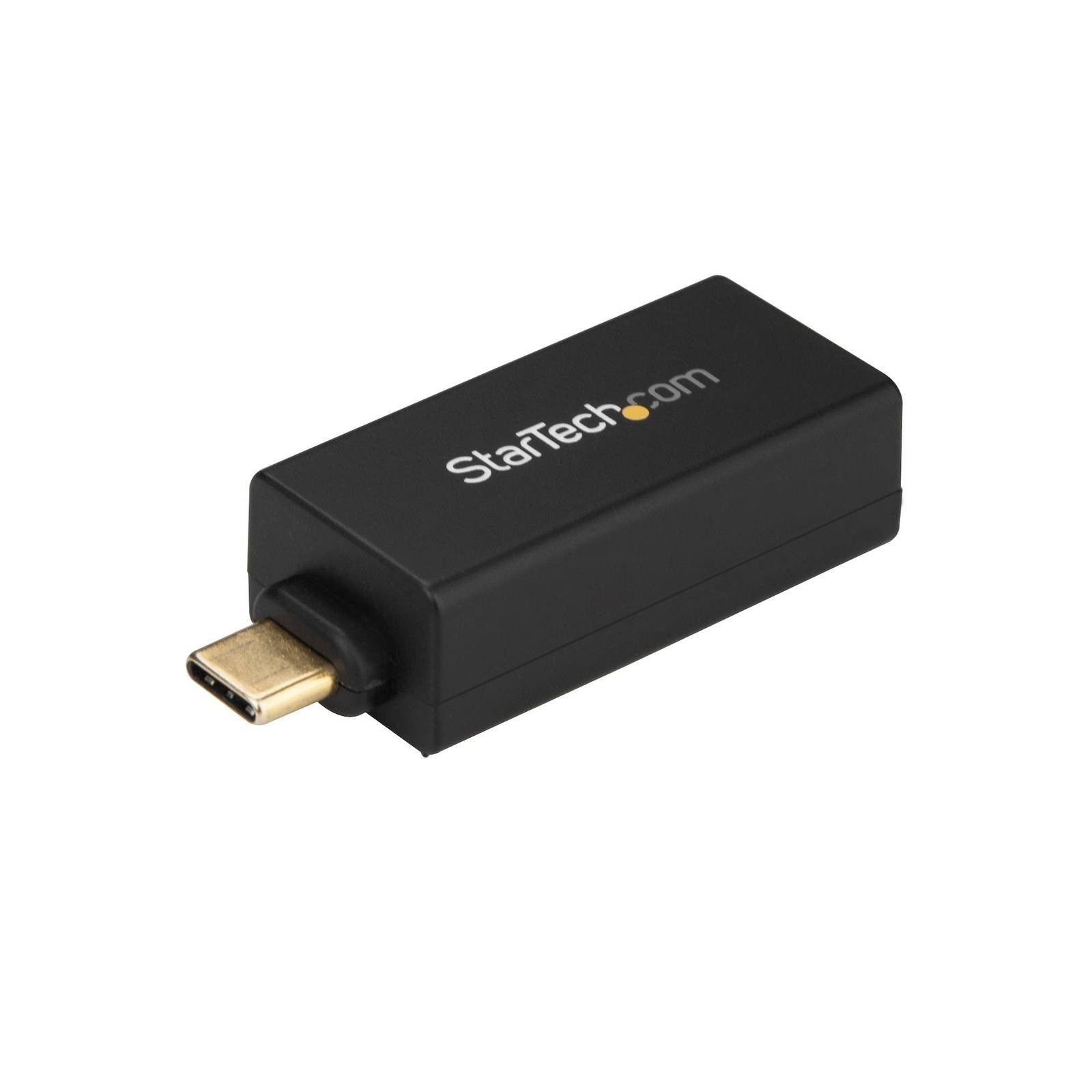 StarTech USB-C 3.0 to GbE Adapter, TB3 Compatible, Black, 2Yr