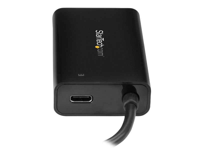 StarTech USB-C to GbE Adapter, TB3 Compatible, USB-C PD, Black, 2Yr