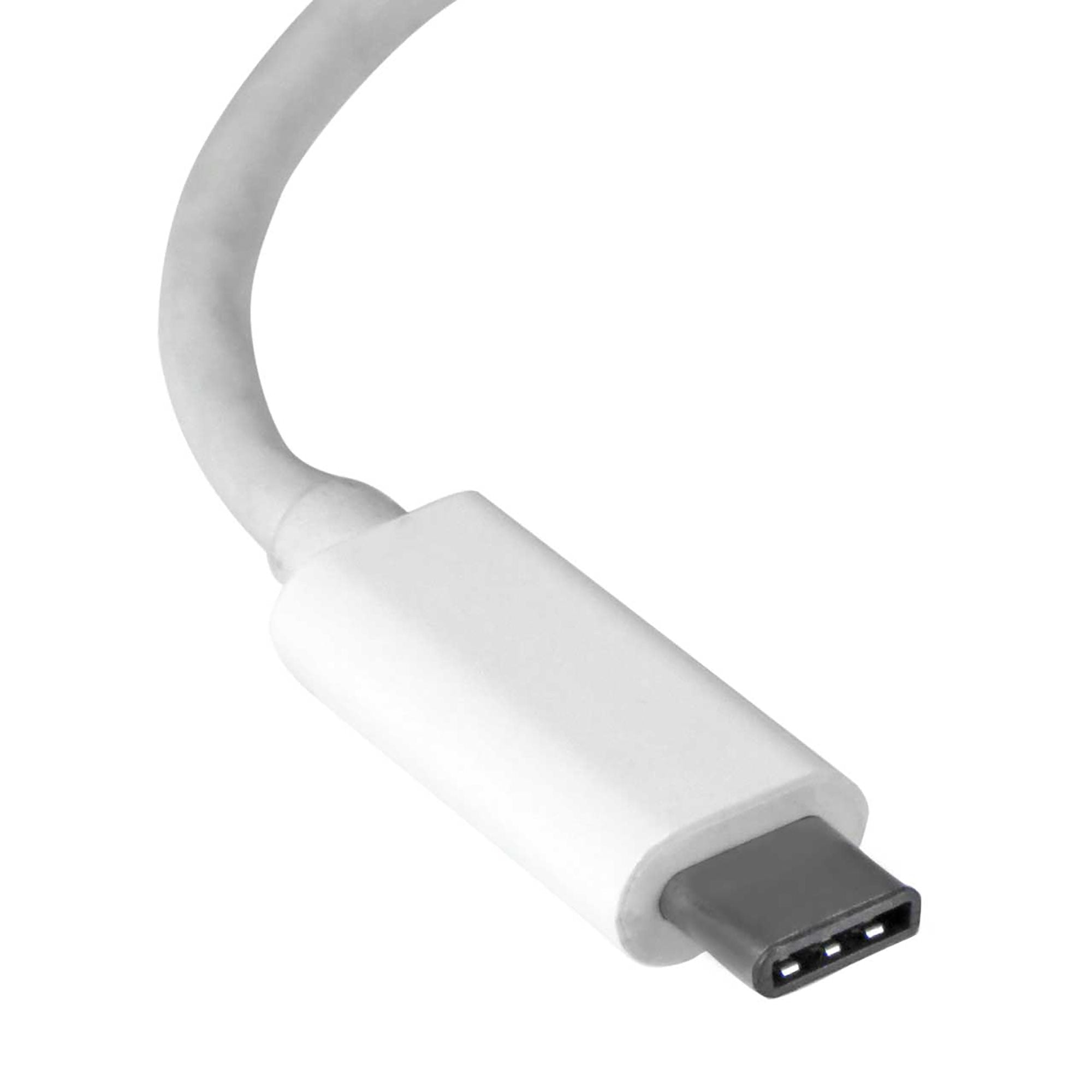 StarTech USB-C 3.0 to GbE Adapter, TB3 Compatible, White, 2Yr