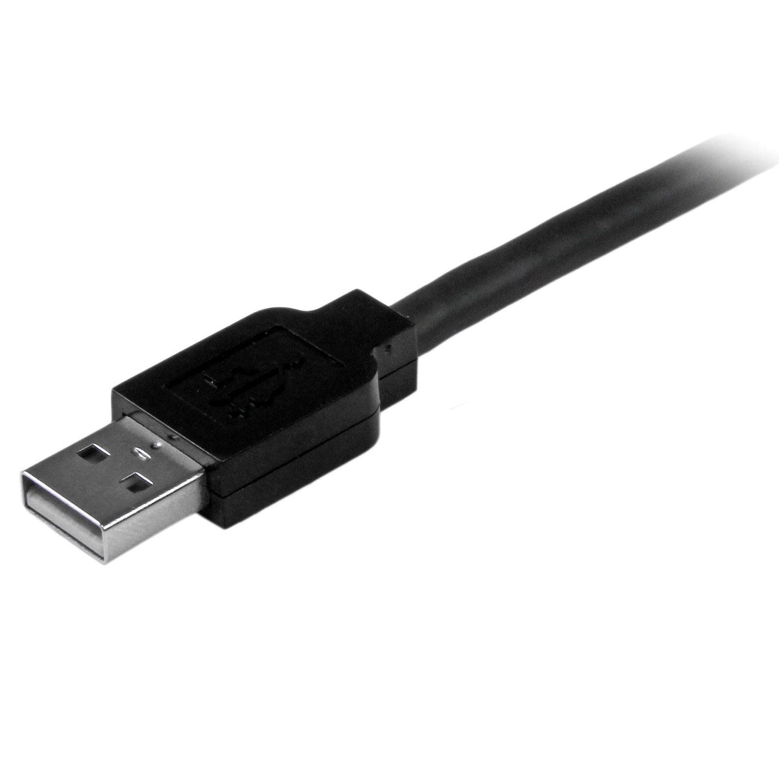 StarTech Active USB 2.0 A to B Cable - M/M - 15M USB Cable 2Yr