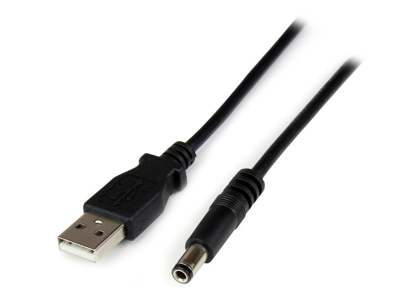 StarTech 1M USB A to 5.5mm DC Barrel Connector 5V , LTW