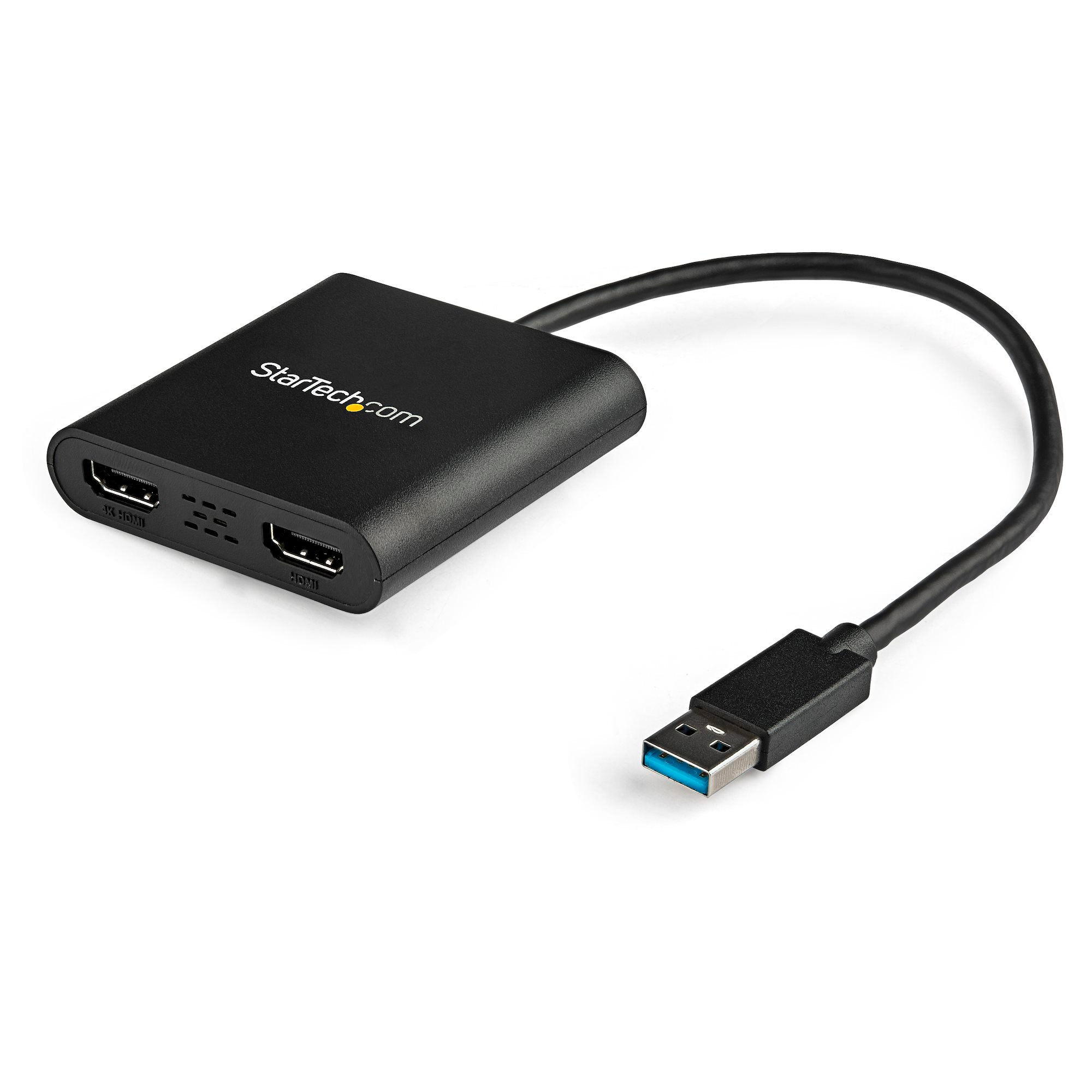 StarTech USB 3.0 to Dual HDMI Adapter, 4K, 2Yr