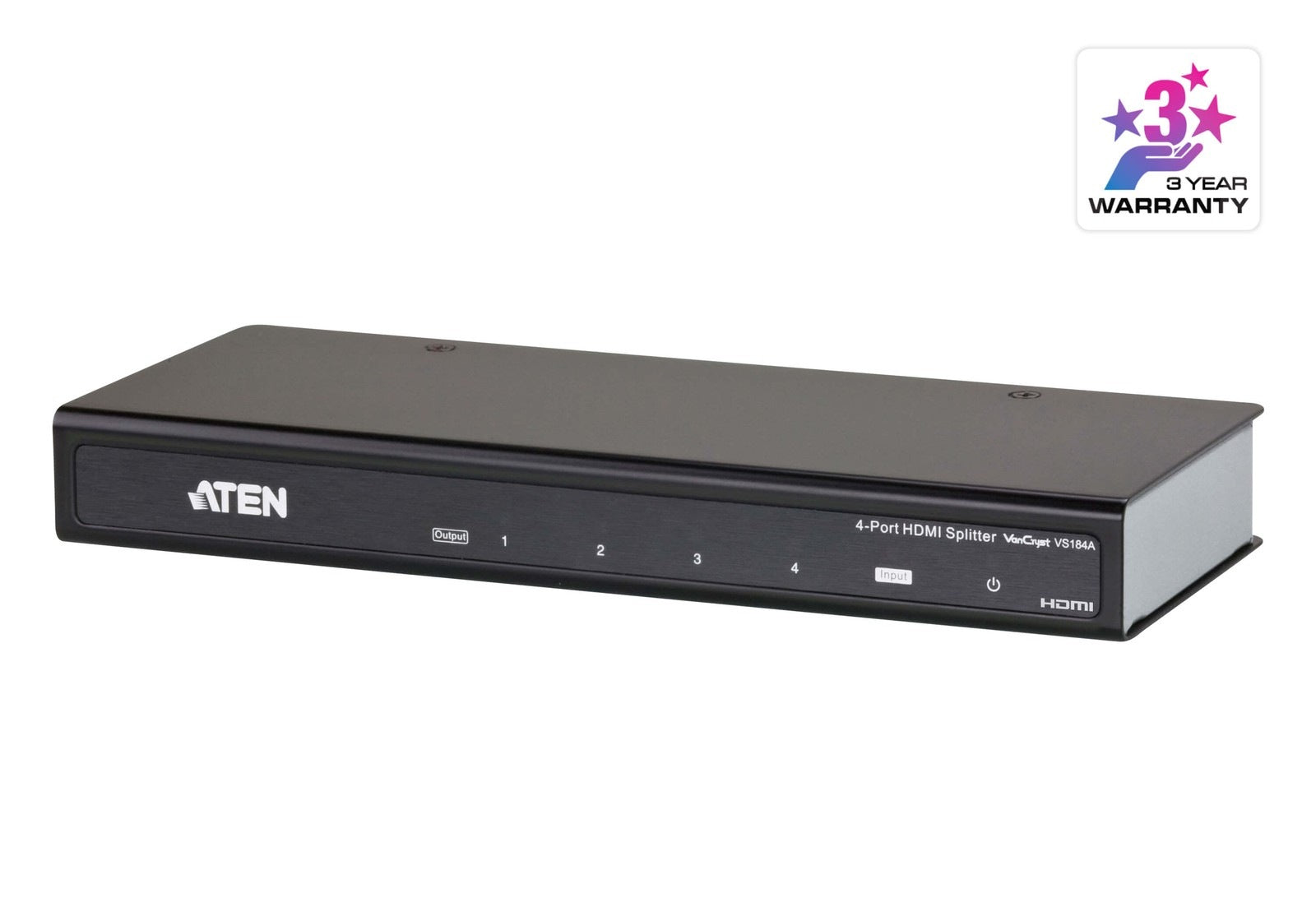 Aten Video Splitter 4 Port HDMI 4K Splitter, HDCP 1.4