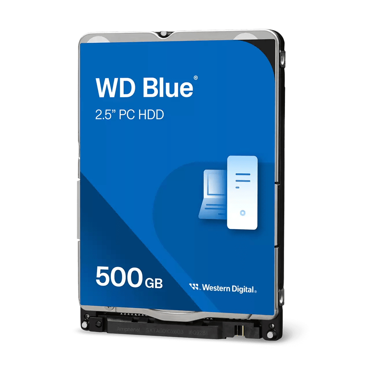 WD Blue 500GB 2.5" HDD 5400RPM 128MB Cache CMR Tech 2yrs Wty