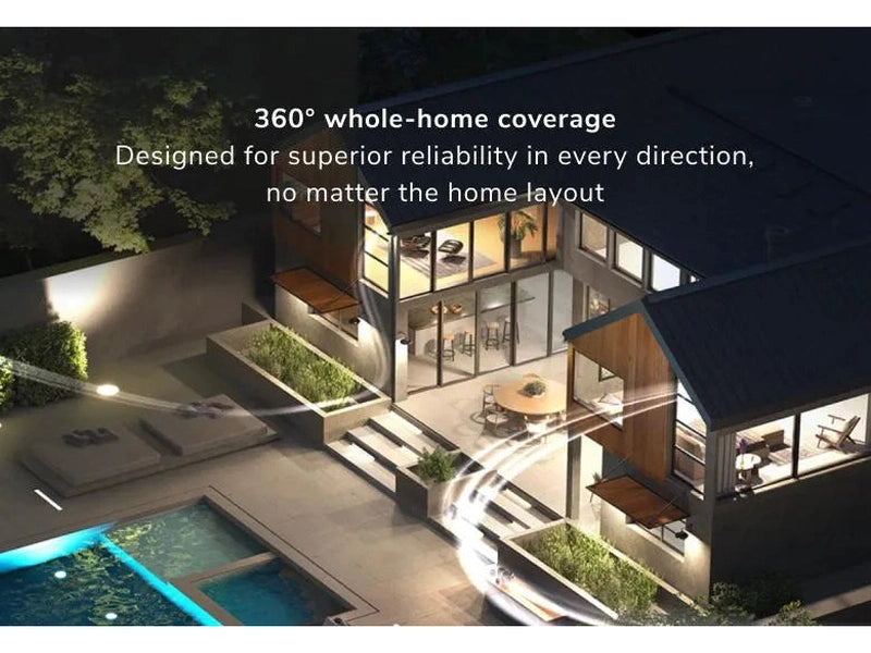 Netgear RBE972S-100APS Orbi BE27000 Quad-band Mesh WiFi 7 System 2 Pack