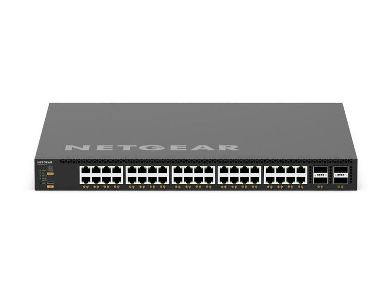 Netgear 44-port Stackable Layer 3 Fully Managed Switch with 40 x 10G/Multi-gig PoE++ & 4 x 100GBASE-X QSFP28