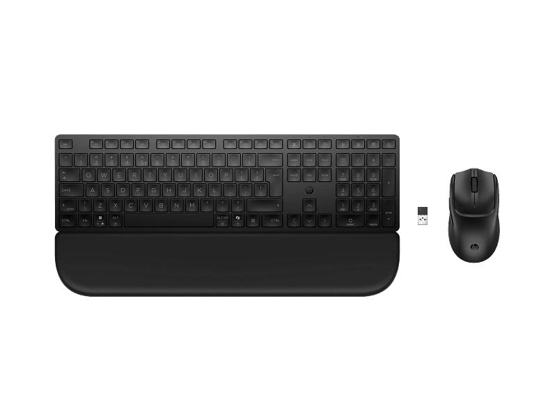 HP Multi-Device Dual-Mode Mouse and Keyboard Combo with Palm Rest 585C BD5F3AA