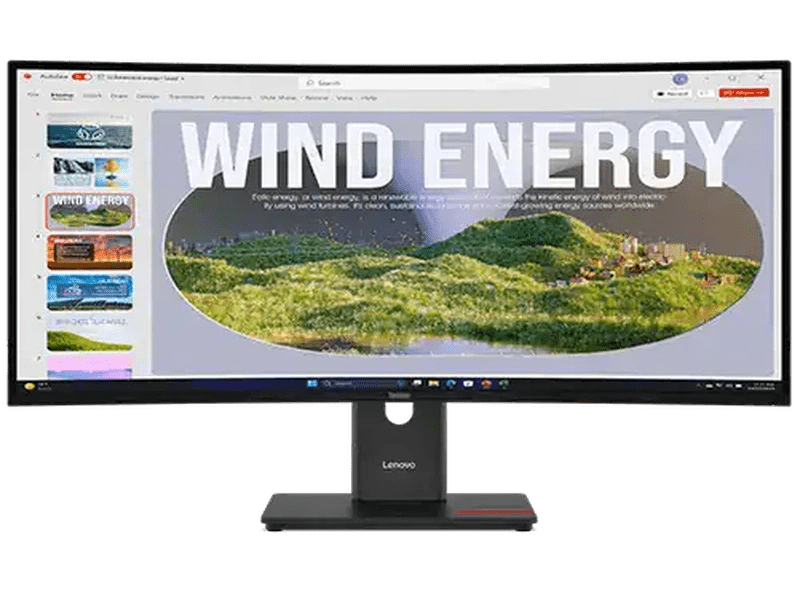 Lenovo ThinkVision 34" WQHD 120Hz VA USB-C Docking Monitor 64AEGAR1AU