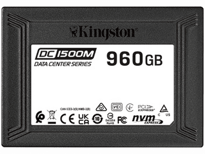 Kingston 960GB DC1500M U.2 Enterprise NVMe SSD