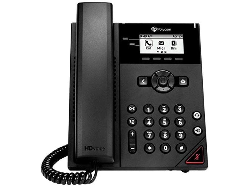 Polycom VVX150 Desktop Business IP Phone 2-line PoE