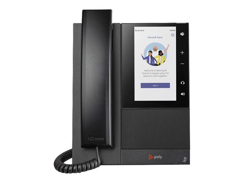 Poly CCX 500 Media Desk Phone With Color Touchscreen