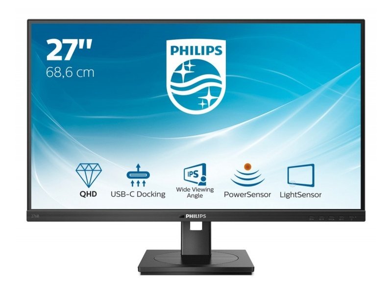 Philips 276B1 27" QHD IPS 75Hz Monitor with USB Type C