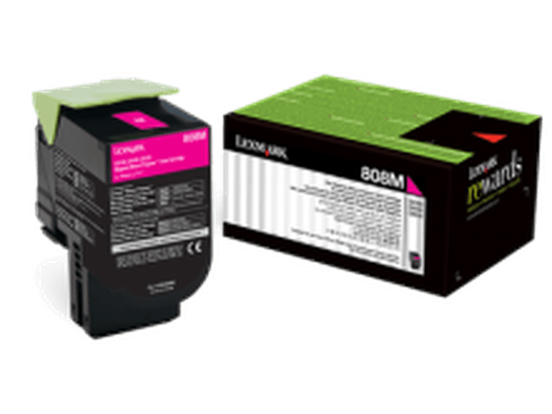 Lexmark 808XME MAGENTA EXTRA HIGH YIELD CORPORATE TONER CARTRIDGE 4K CX510