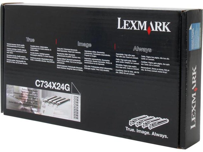 Lexmark C734X24G PHOTOCONDUCTOR UNIT MULTI PACK YIELD 6000 PAGES FOR C734 C736