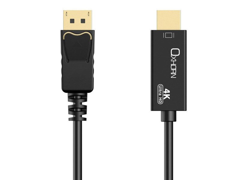 Oxhorn DisplayPort to HDMI Cable 1.8m 4K