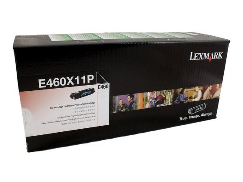 Lexmark E460X11P BLACK TONER YIELD 15K PAGES FOR E460