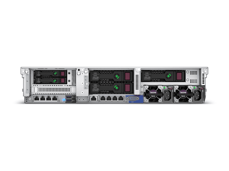 HPE ProLiant DL380 Gen10 4210R 2.4 GHz 10-Core 1P 32GB-R P408i-a NC 8SFF 800W PS Server