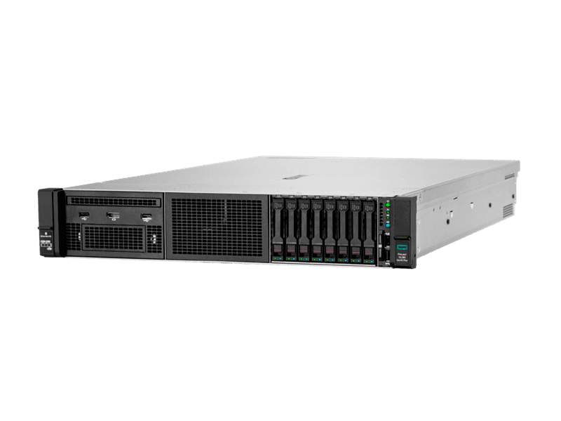 HPE ProLiant DL380 Gen10 Plus 4310 2.1 GHz 12-core 1P 32GB-R MR416i-p NC 8SFF 800W PS Server