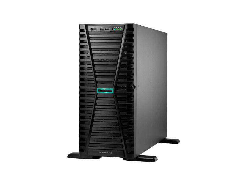 HPE ProLiant ML110 Gen11 4410Y 2.0GHz 12-core 1P 32GB-R VROC 8SFF 800W RPS Server - CTO Build
