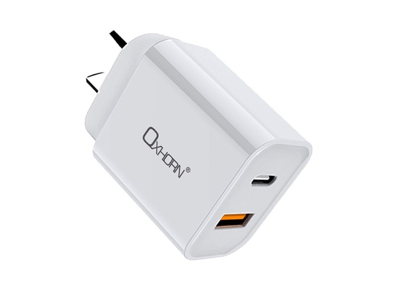 Oxhorn Type C & USB Quick Charger 20W