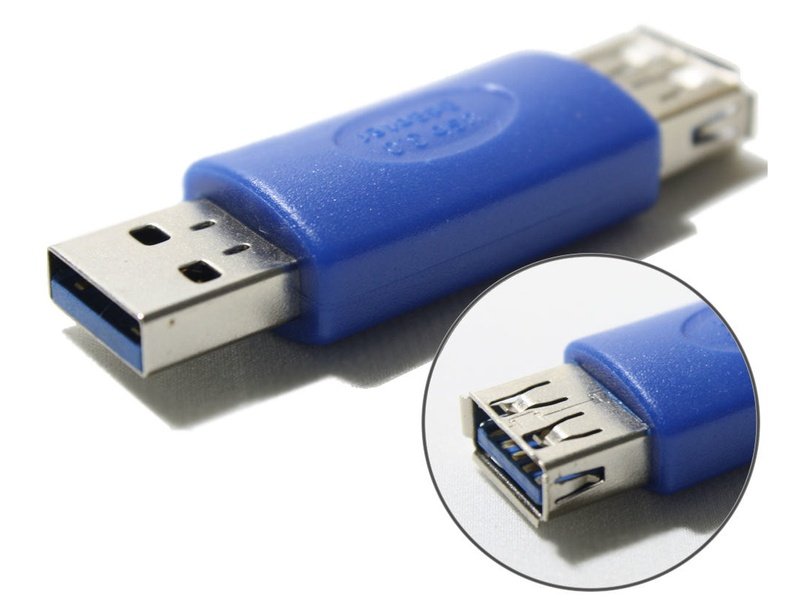 USB 3.0 Type A Male to A Female Adapter