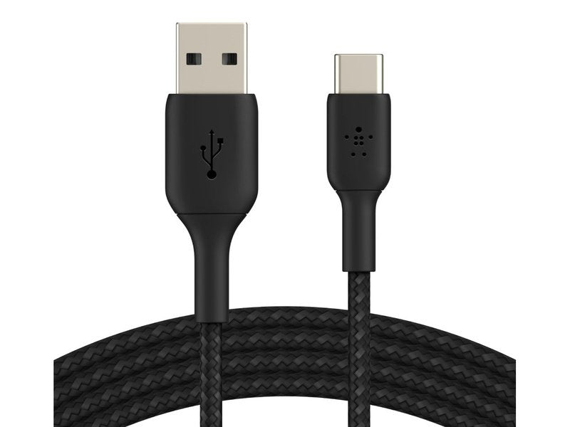 Belkin Boostcharge USB-A To USB-C Braided Cable 3M Black