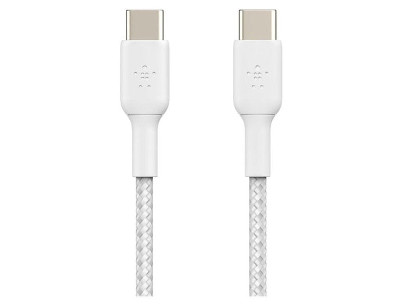 Belkin Boost Charge 1m USB-C to USB-C Braided Cable - White