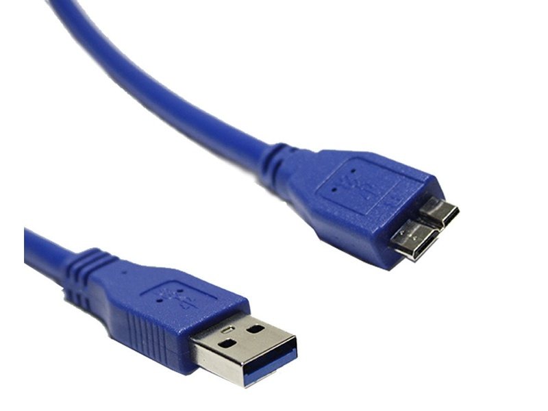 USB 3.0 AM to Micro B M Cable 3m - Blue