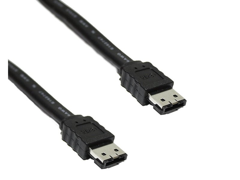 eSATA to eSATA Cable 0.5m - Black