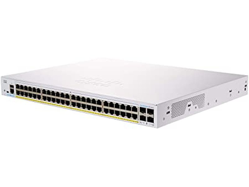 Cisco CBS250 48 Ports Manageable Ethernet Switch, Partial PoE, GE, 4x1G SFP