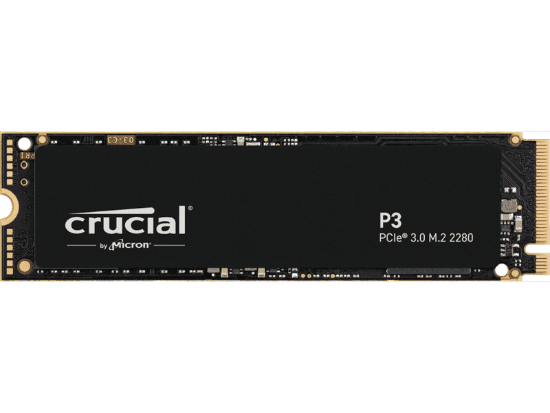 Crucial P3 1TB M.2 NVMe PCIe 3.0 SSD