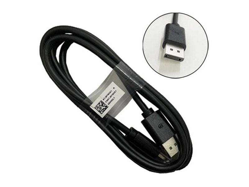 2x Dell DisplayPort Male to DisplayPort Male Cable 1.8m